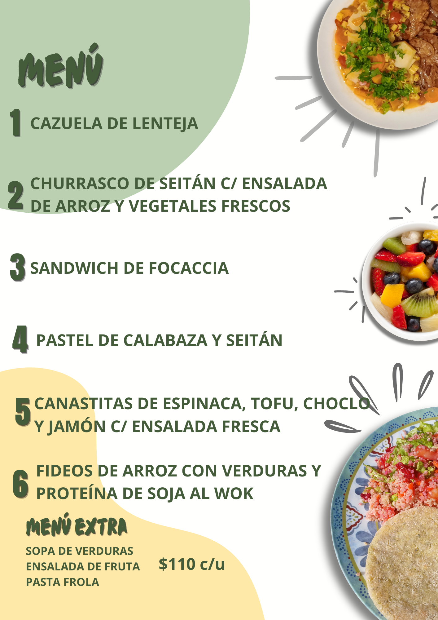 🍃NUEVO MENÚ DISPONIBLE🍃