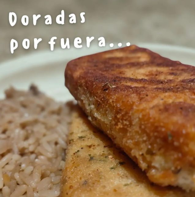 Doradas por fuera...