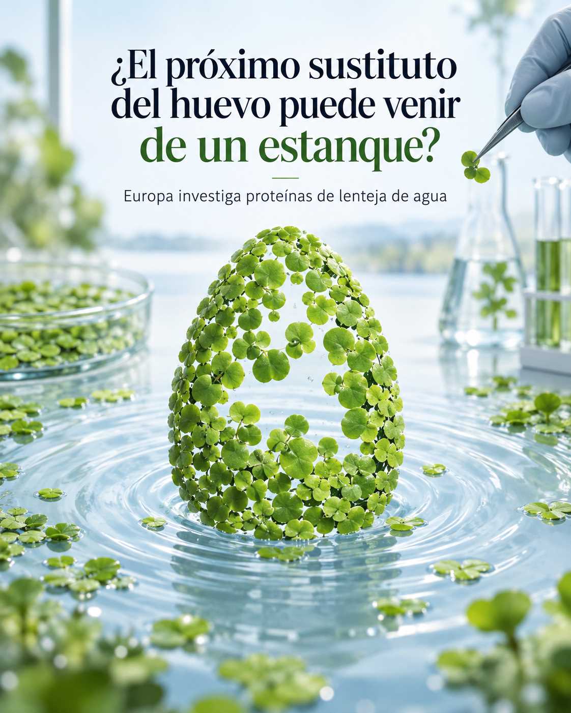 ¿El próximo sustituto del huevo puede venir de un estanque?