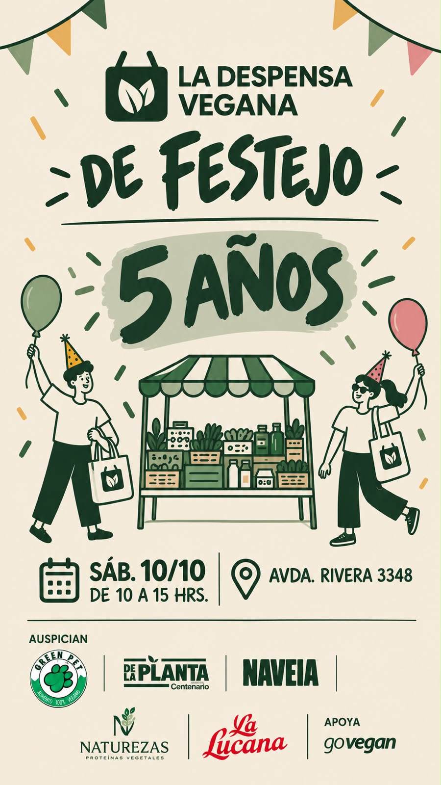 La Despensa Vegana celebra sus 5 años