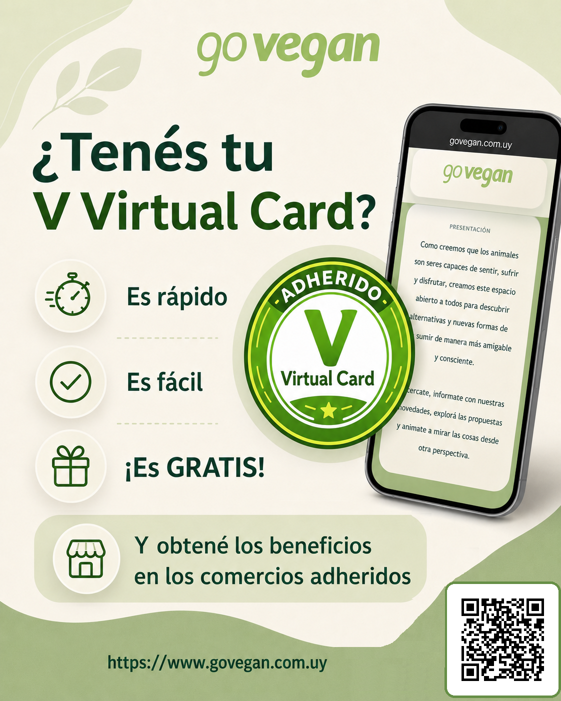 Aprovechá los descuentos en el circuito vegano!